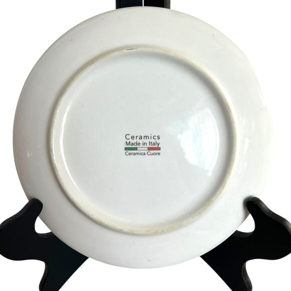 Ceramica Cuore Ceramic Cheese Plates Made in Italy Set of 4 - Picture 5 of 10